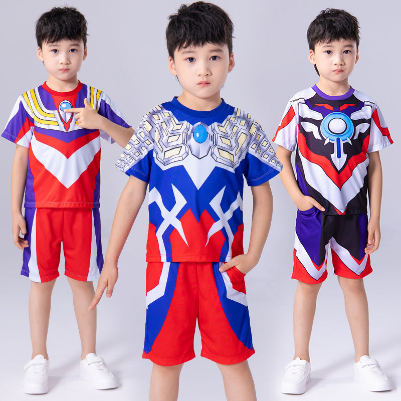 Boy's Sportswear Summer T-shirt Clothing Two-piece Children's Suit