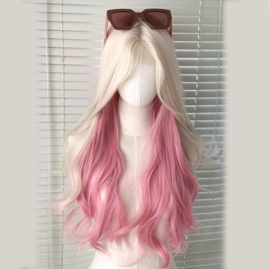 Female Summer Gradient Explosion Top Paris Painting Other Wig