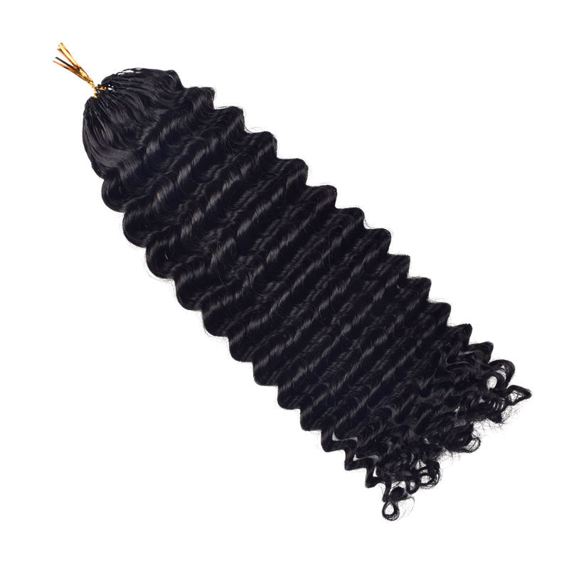 Pretty Classic Creative Human Crochet Extension Real Hair Wig