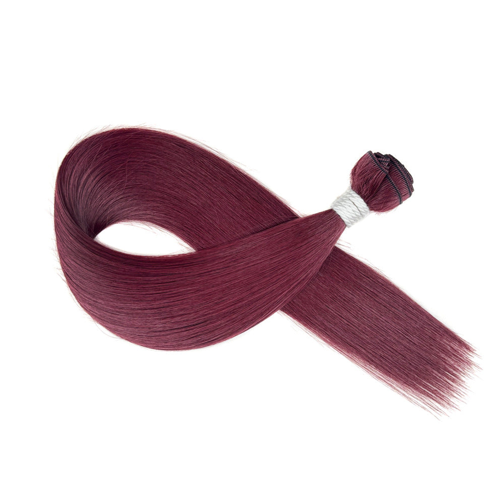 Classy Beautiful African Weft Hair Extension Long Straight Wig