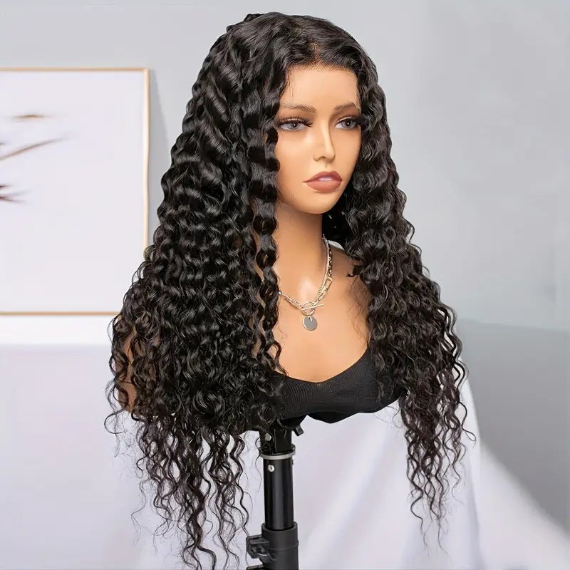 Fashion Water Ripple Small Roll African Wig Long Curls