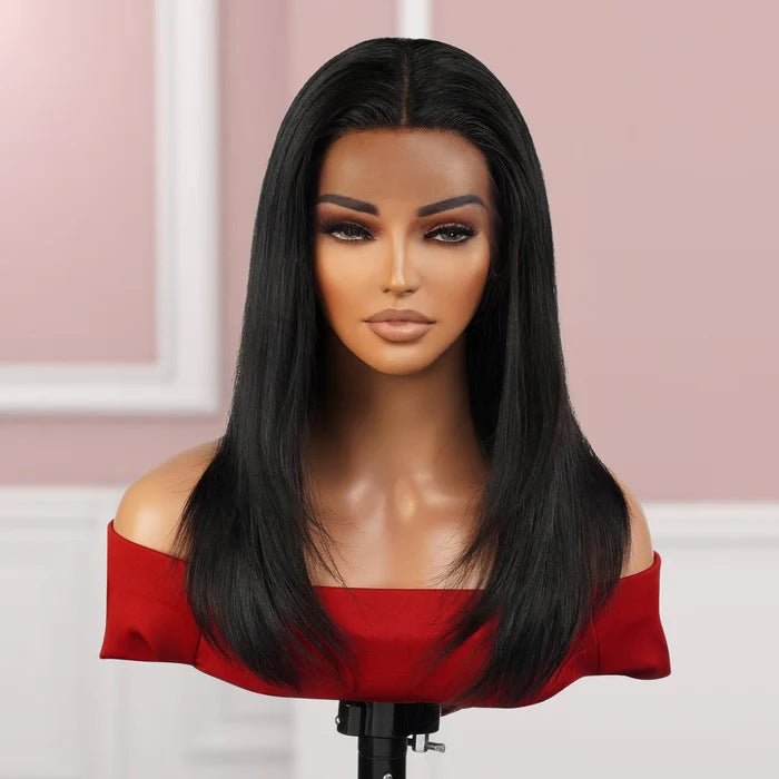 Front Lace Full Top Head Cover Wig Long Curls