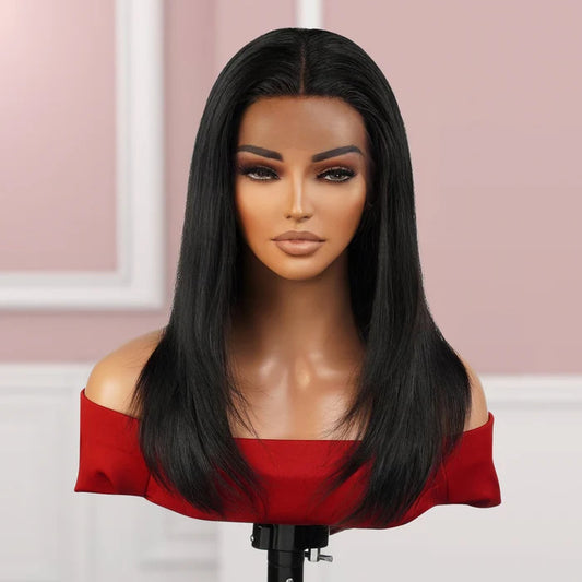 Front Lace Full Top Head Cover Wig Long Curls
