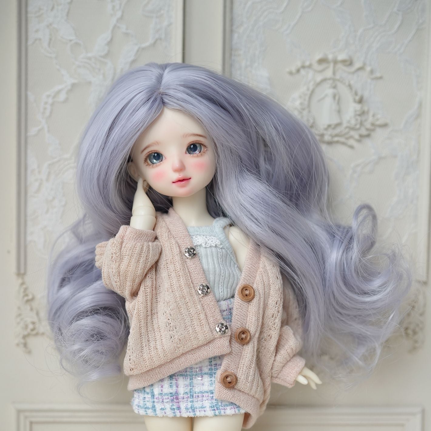 Doll Work Point Points Change Hair Soft Silk Other Wig
