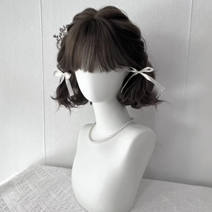 Women's Small Curls Artificial Fluffy Style Wig Short Curly Hair