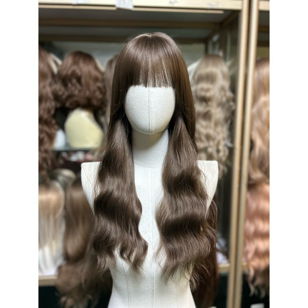 Hair Straight Curly Big Wave Realistic Wig Long Curls
