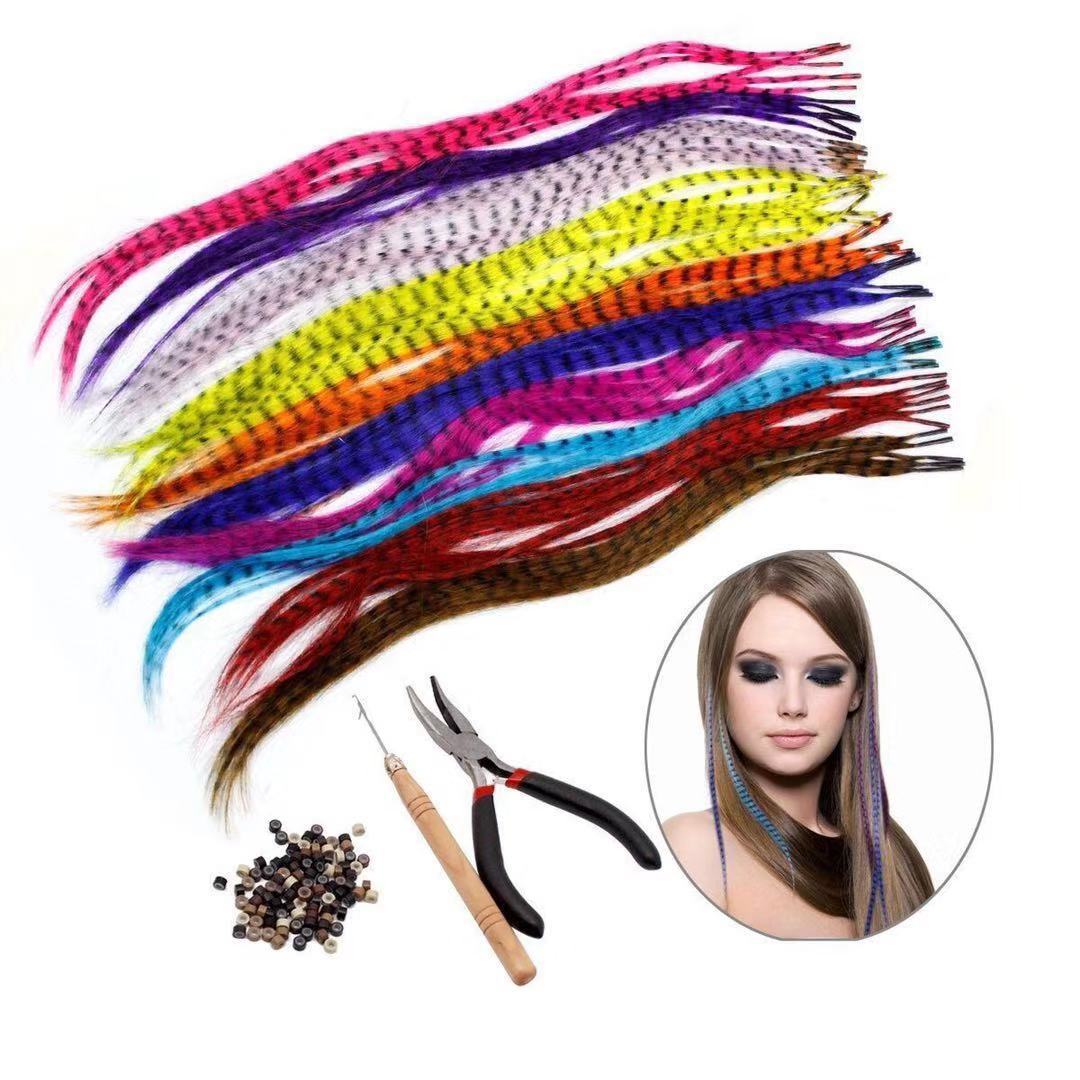 Hair Color Extension Set Pliers Crochet Can Fiber Long Other Wig