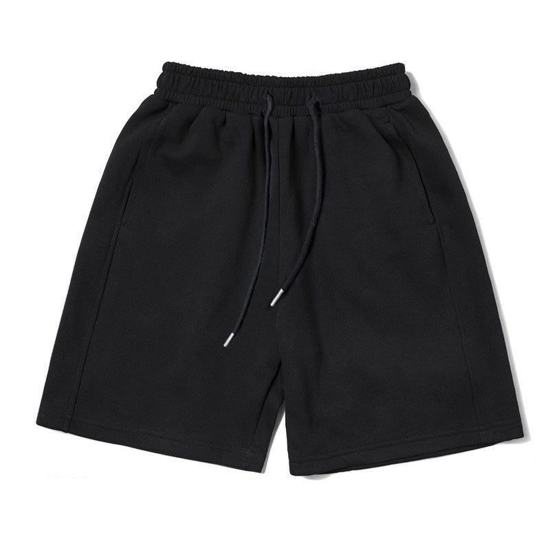 Composite Heavy Solid Color Stitching Basic Style Shorts Loose Street Children's Pants