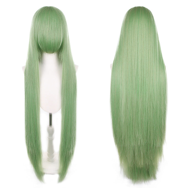 Mao Style Universal Scalp Head Long Bangs Cos Wig
