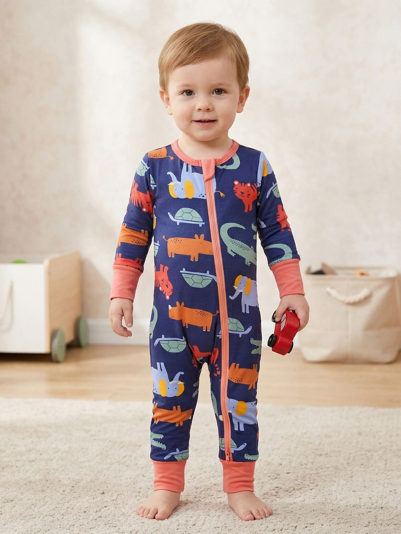 Fiber Long-sleeved Jumpsuit Class Four Zipper Jumpsuit, Climbing Suit