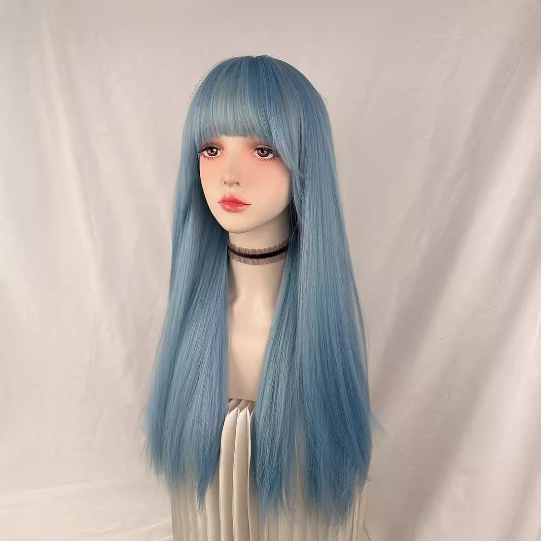 Female Summer Gradient Explosion Top Paris Painting Other Wig