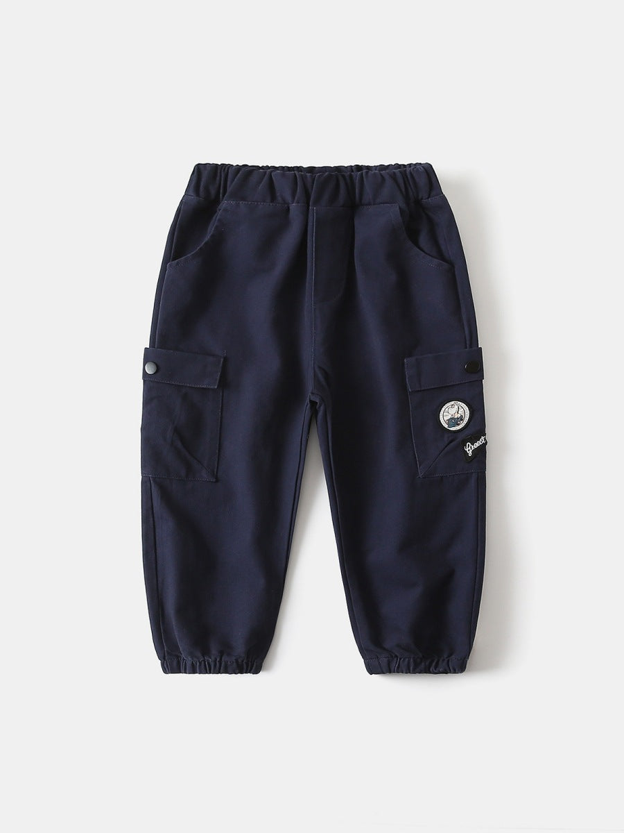 Trousers Outdoor Drawstring Casual Thin Tide Children's Pants