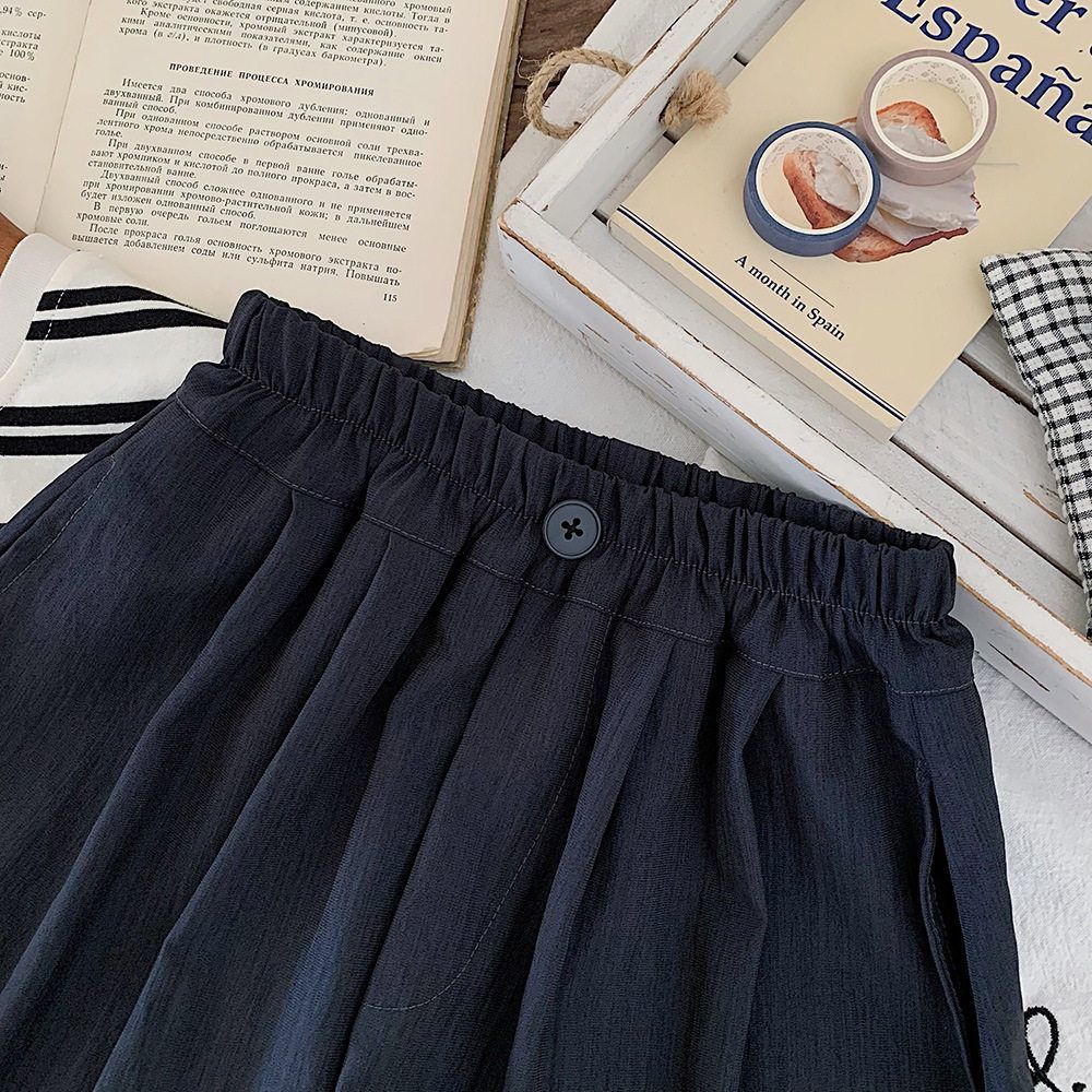 Children's Anti Mosquito Summer Boys Korean Style Loose Solid Color Casual Children's Pants