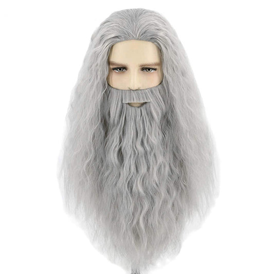Lord Of Rings Hobbit Wizard Beard Cos Wig