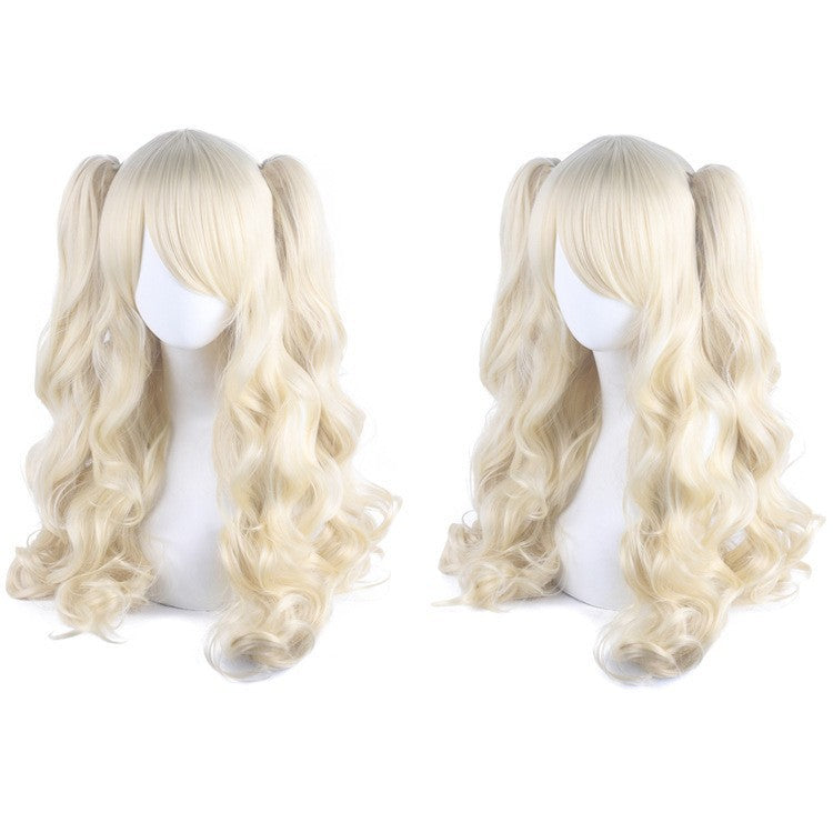 Anime Lolita Jaws Clamp Pair Ponytail Sheath Cos Wig