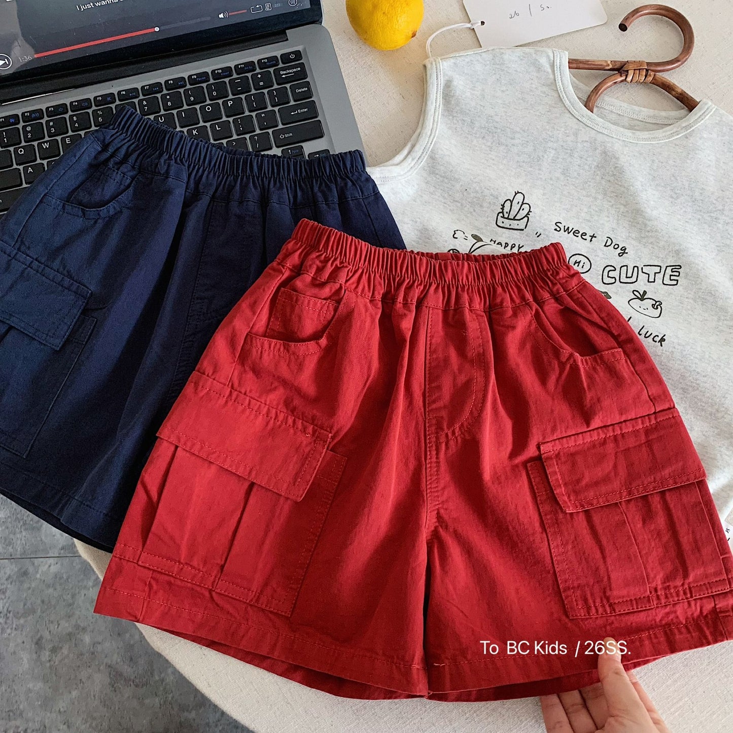 Children's Korean Style Boys Big With Pocket Children's Pants