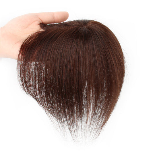 Cover Top Gray Hair One Piece Female Real Full Wig
