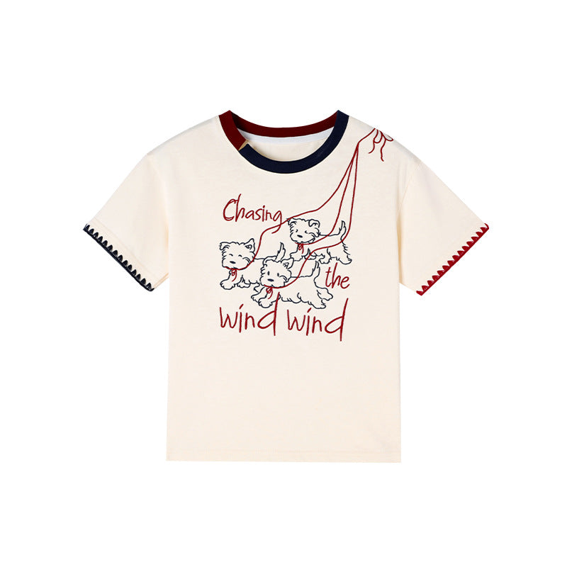 Children's Clothing Summer Cotton Short Sleeve Round Neck Children's T-shirt