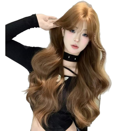 Big Wave Curly Hair Full Top Wig Long Curls