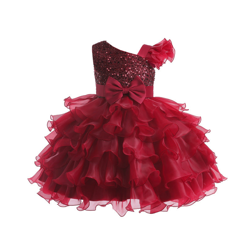 Children's Princess Gown One Year Old Children's Dress