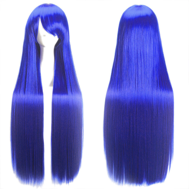 Classic Universal Color Hair Anime Fiber Long Straight Wig