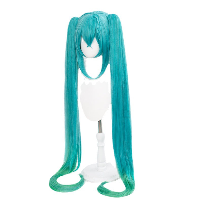 Tour Racing Jaws Clamp Pairs Ponytail Two-tone Gradient Cos Wig