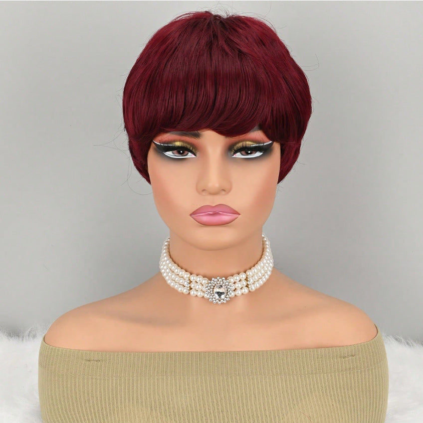 Creative Trendy Women's Fashion Synthetic Wigs Wig Short Straight Hair
