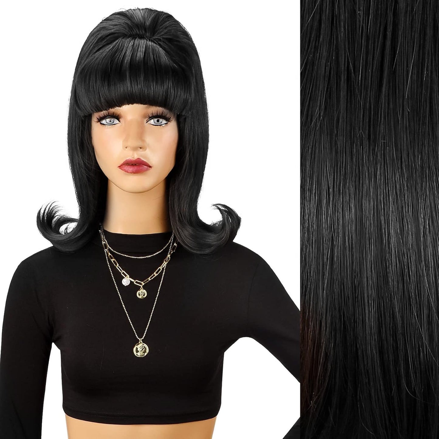 Women's Vintage Generation Bangs Synthetic Wigs Halloween Cos Wig