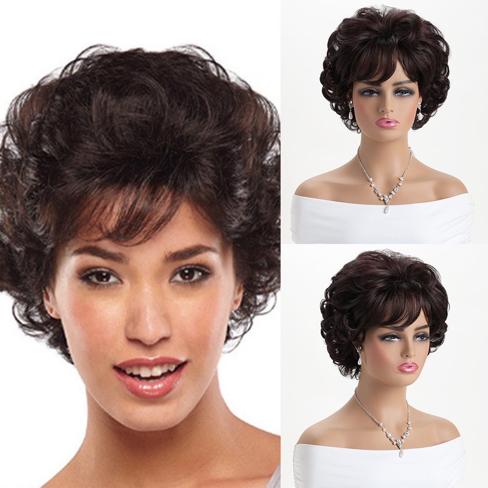 Casual Classic Women's Fashion Synthetic Wigs Wig Short Curly Hair