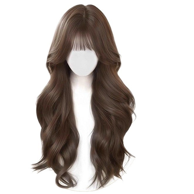 Female Sense Of Atmosphere Korean Curly Hair Wig Long Curls