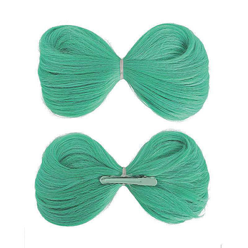 Blue Gradient White Snow Pairs Ponytail Cos Wig