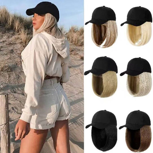 Women's Hat Short Hair One-piece Peaked Cap Summer Other Wig