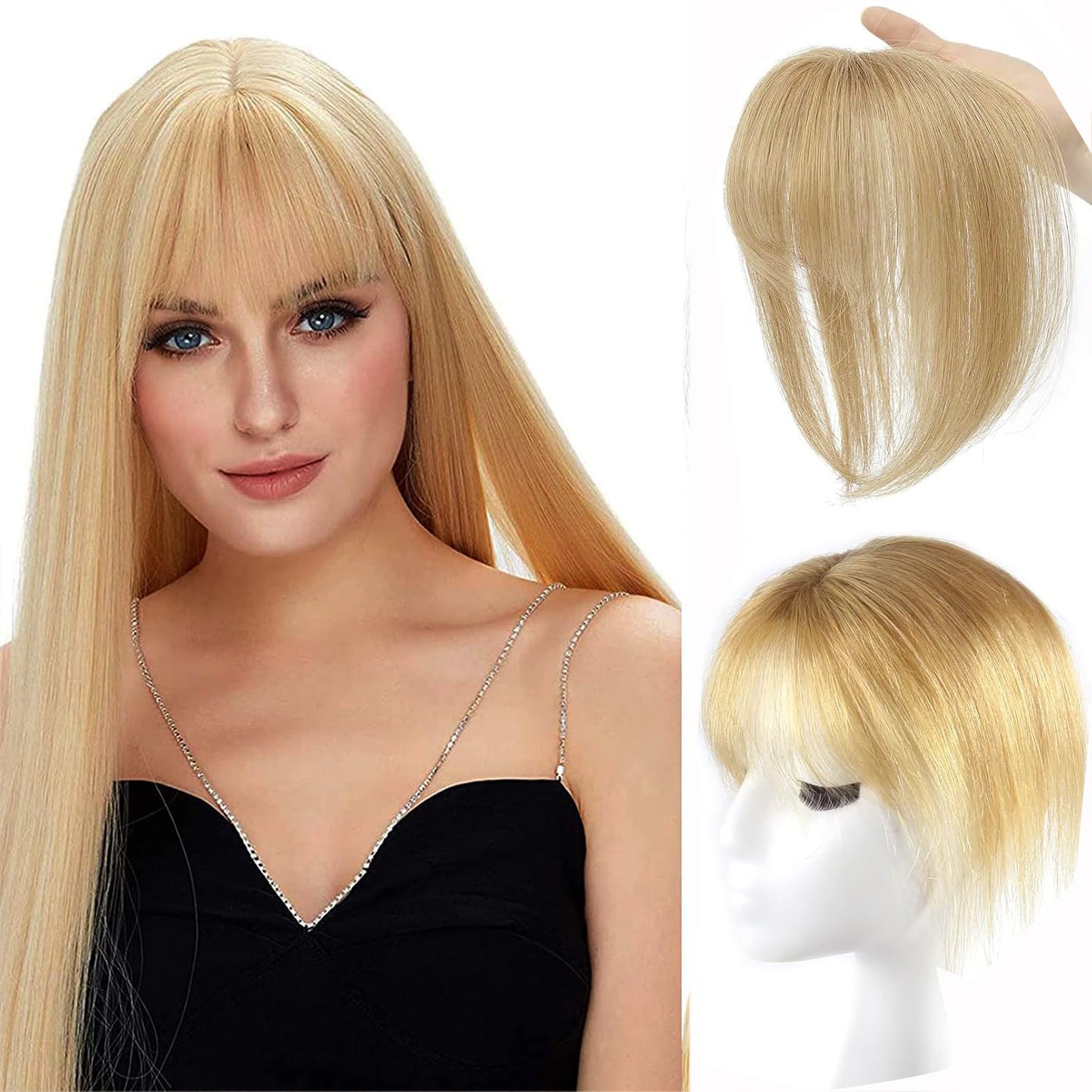 Hand-woven Straight Female Real Human Hair Elegant Wig