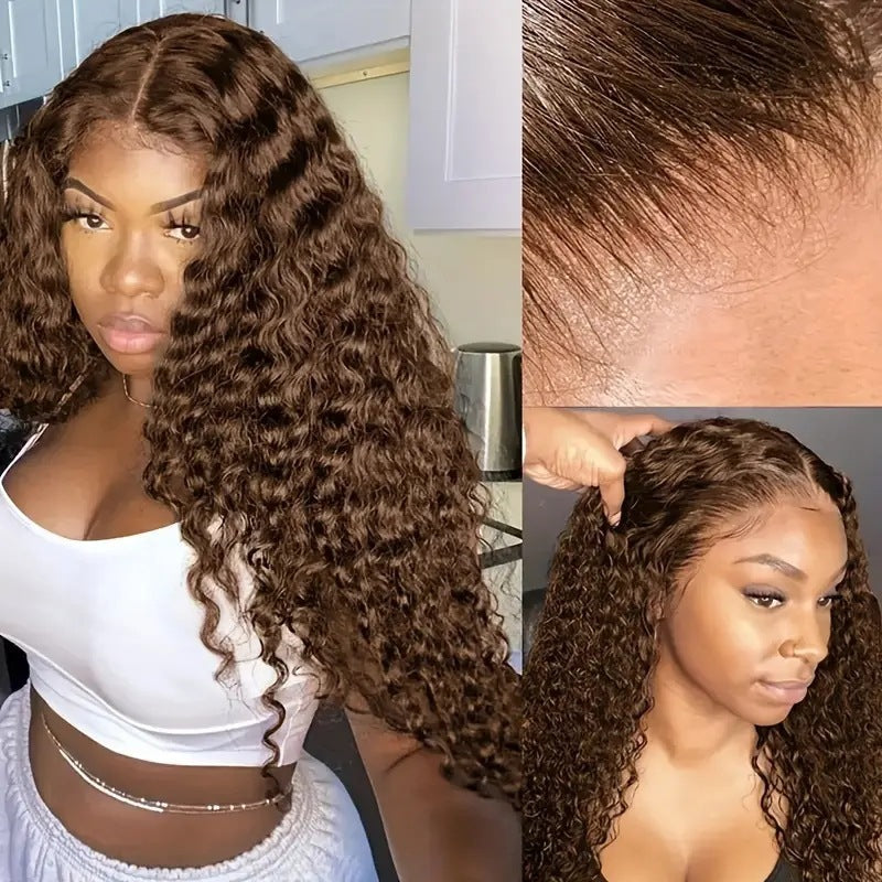 Small Volume Medium Long African Fashion Afro Wig Short Curly Hair