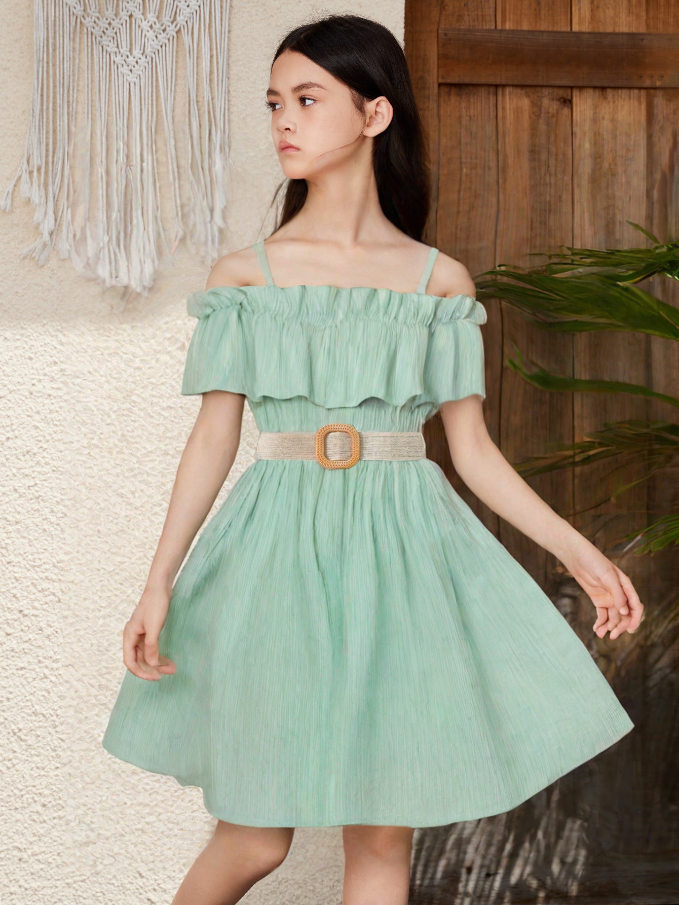 Women's & Children's Skirts Summer Suspender Skirt Western Style Children's Dress