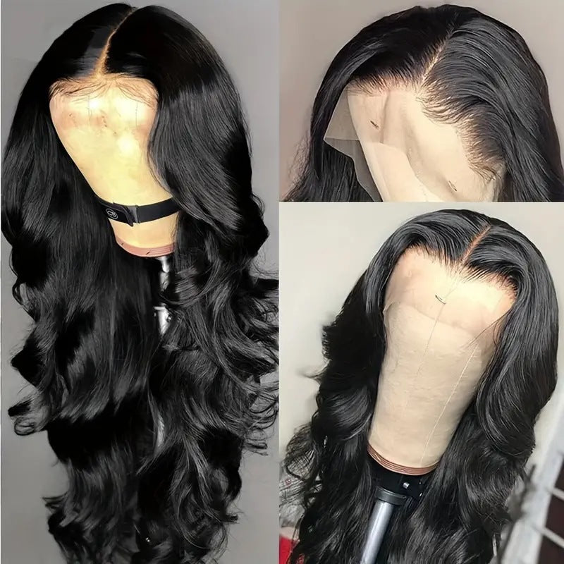 Fashion Front Lace African Big Wave Wig Long Curls