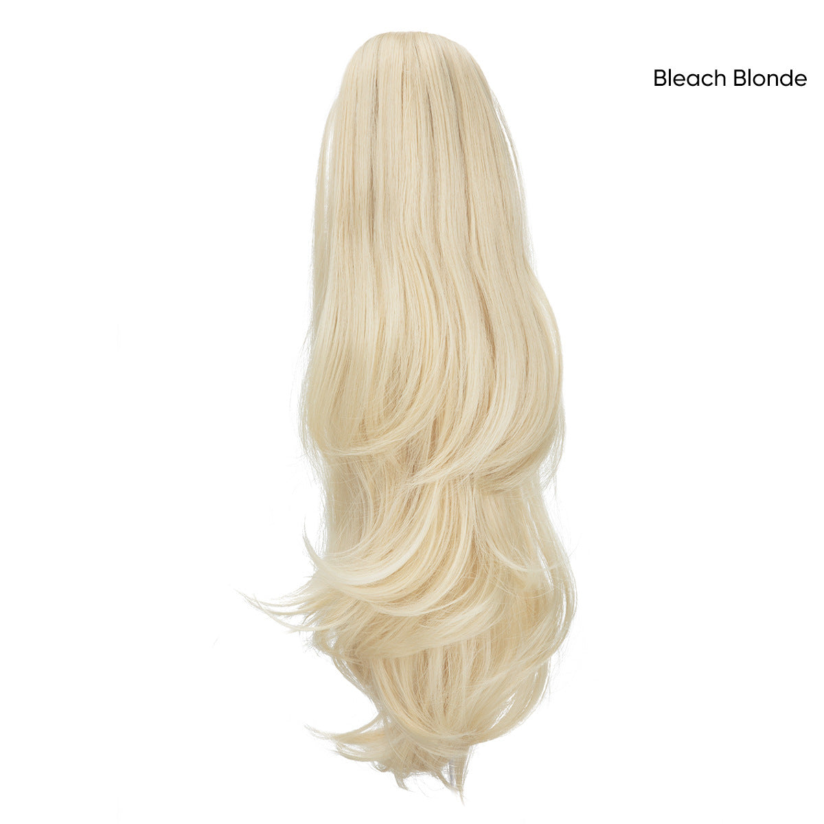 Women's Short Hair Chemical Fiber Height Natural Fluffy Long Curly Jaws Wig Ponytail