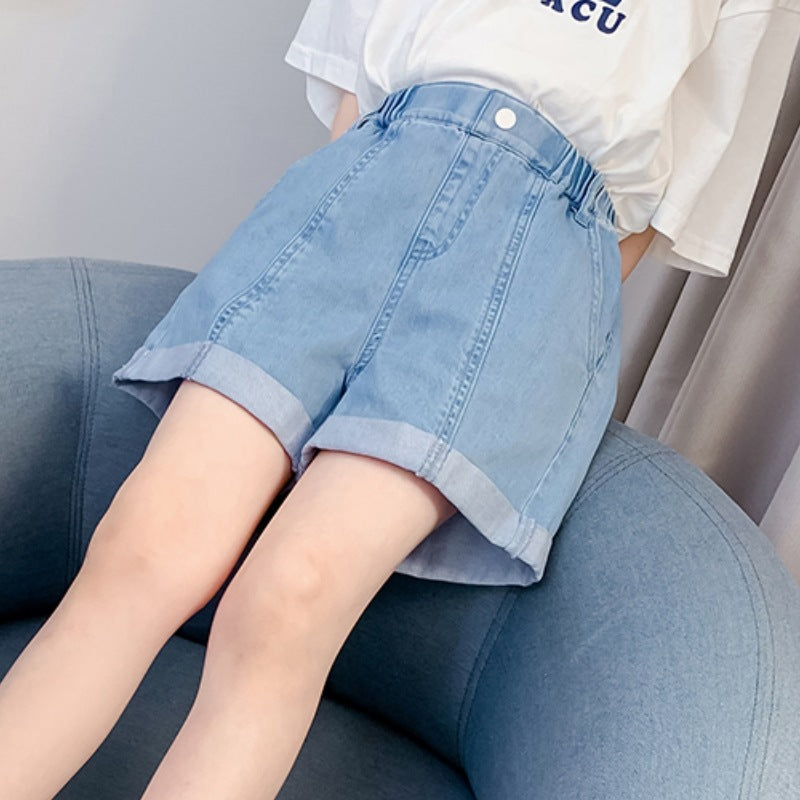 Summer Shorts Thin Type Middle Big Children's Pants