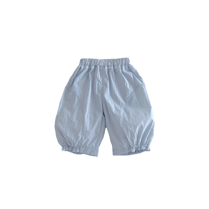 No Solid Color Casual Summer Fashionable Children's Pants