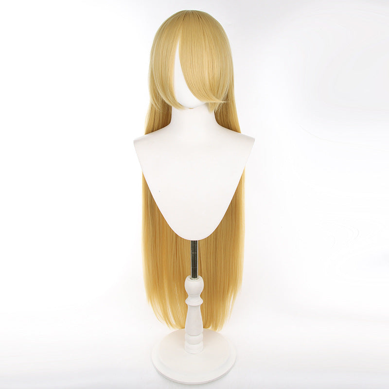 Universal Anime Long Straight Hair Mao Style Fiber Cos Wig