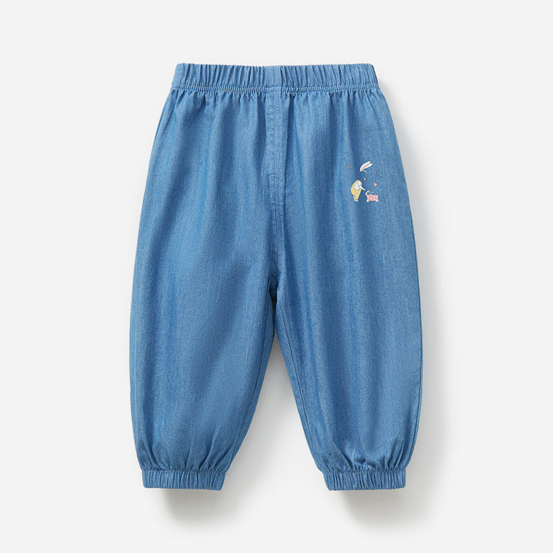 Children's Summer Thin Jeans Toddler Clothing Trousers Children's Pants