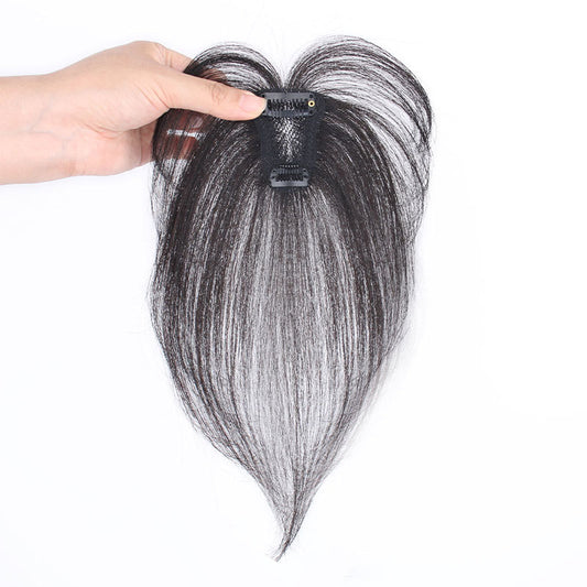 Cover Forehead Invisible Natural Hand-woven Lightweight Breathable Fluffy Top Hair Wig
