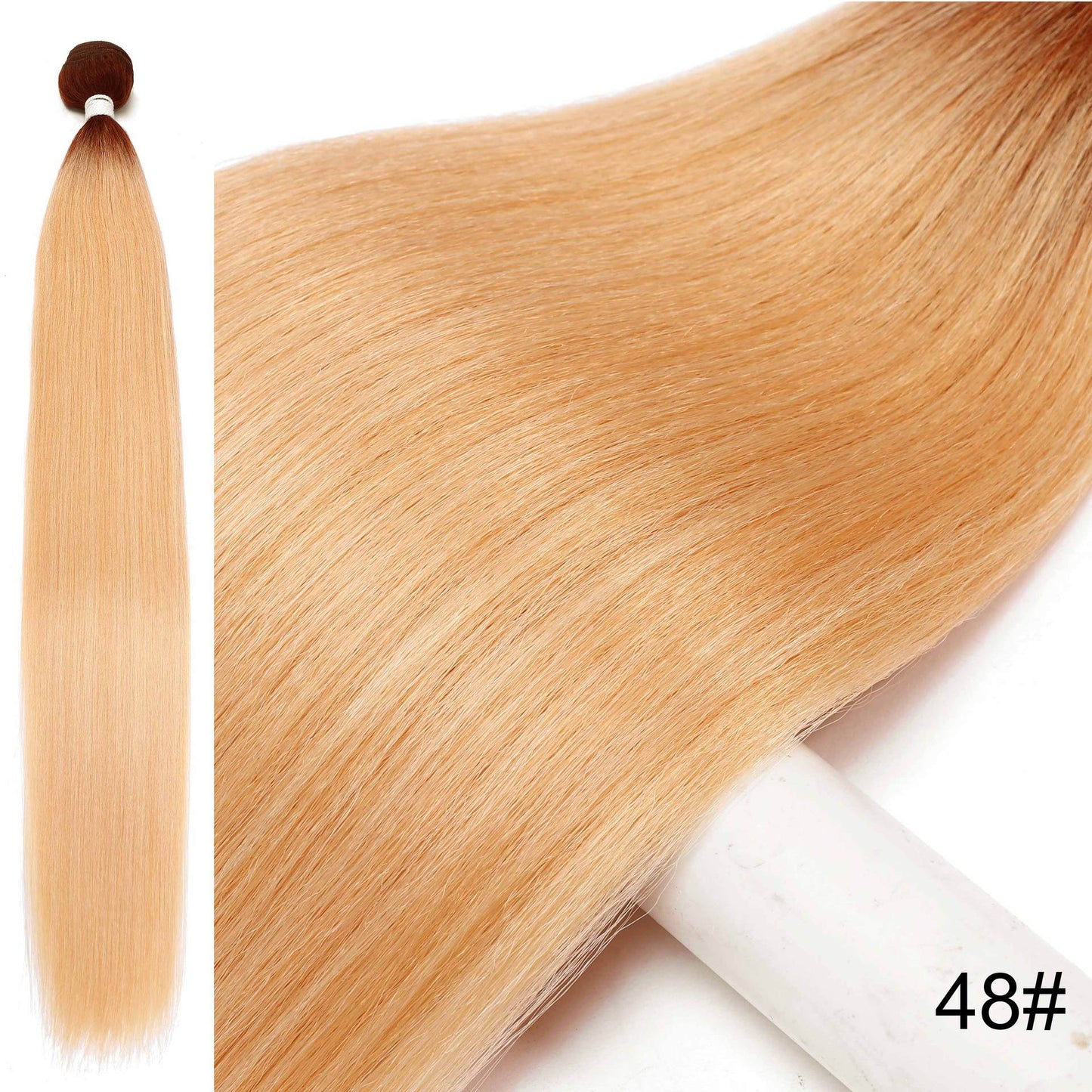 Fiber Extension Hair Weft Africa Band Long Straight Wig