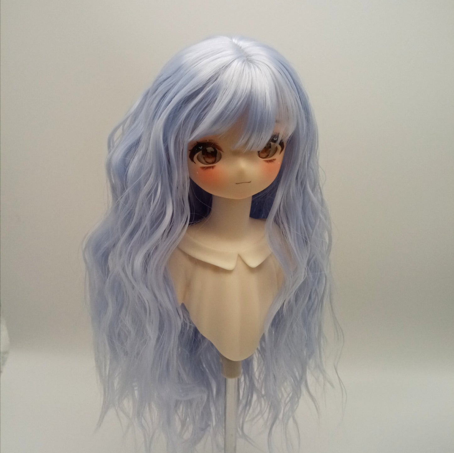 Doll Soft Fiber Hair Points Waves Wig Long Curls