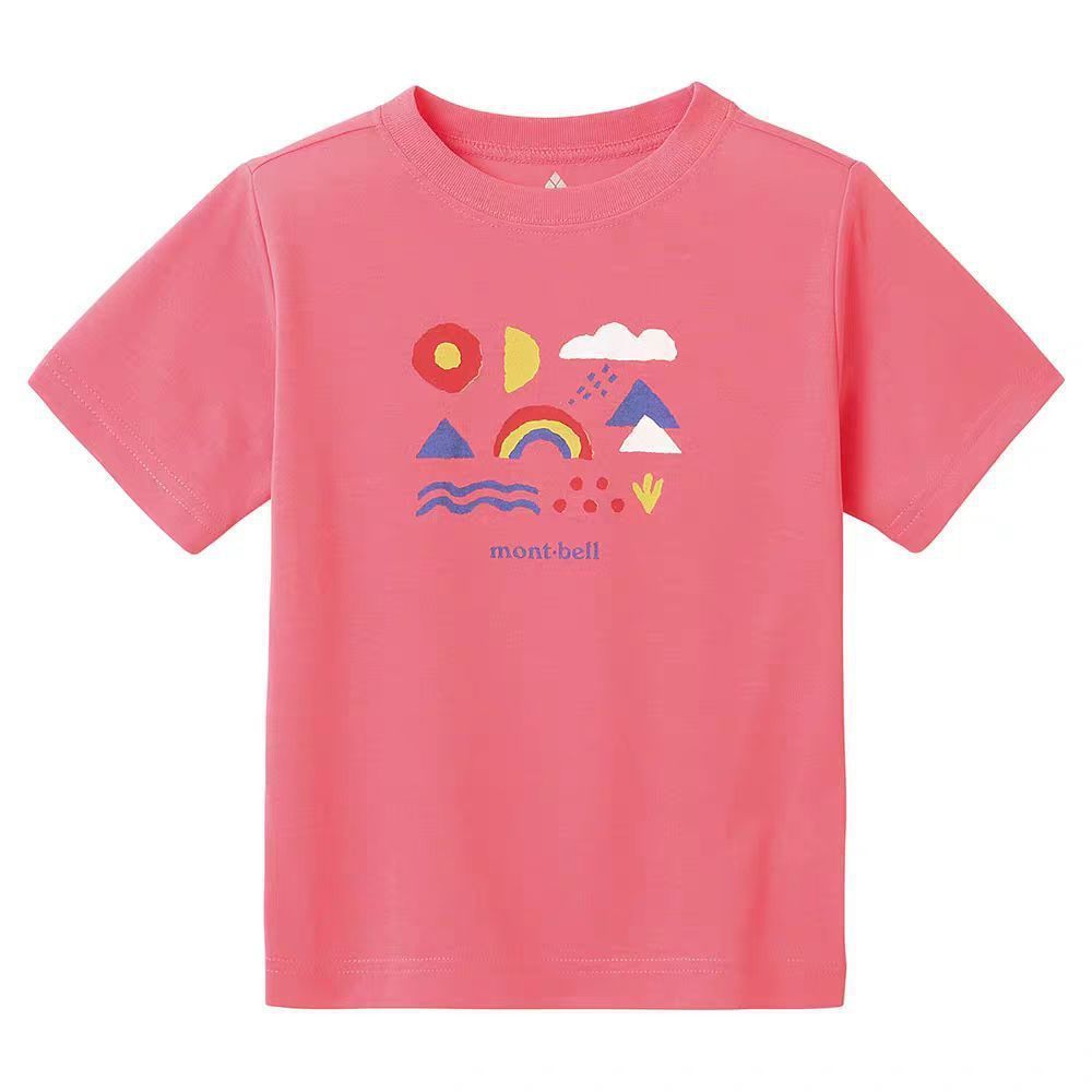 Children's Style Clothing Printed Short Sleeve Sweat Uptake Boys Outdoor Children's T-shirt