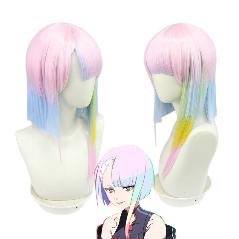 Drifting Punk Edge Walker Lucy Running Hand Female Cos Wig