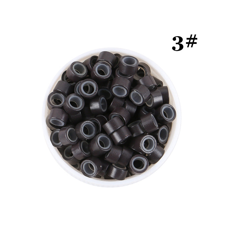 Hair Extension Ring Aluminum Silicone Buckle Tools Other Wig