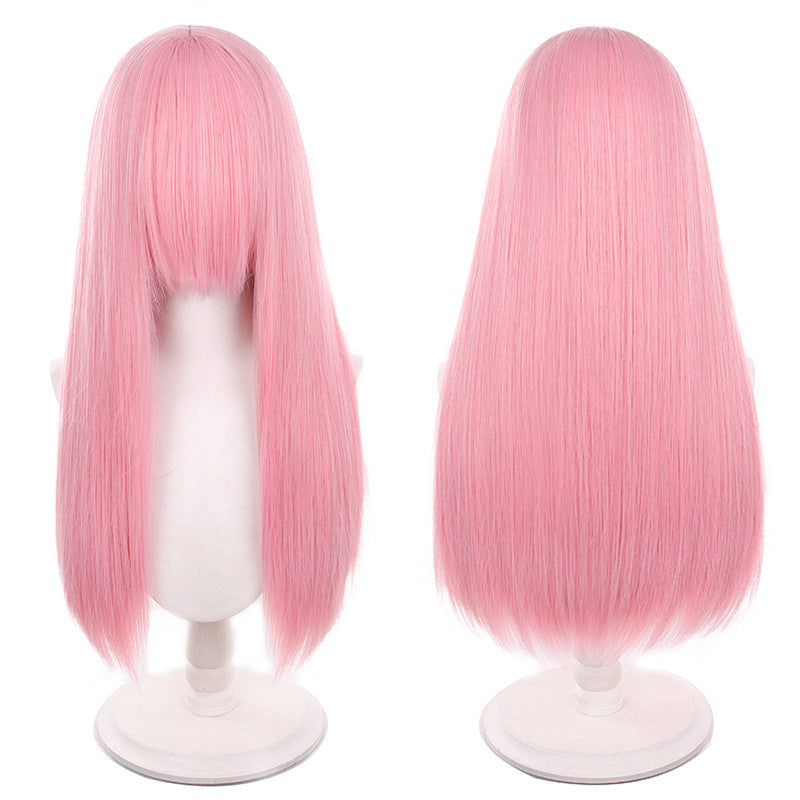 Universal Long Straight Weight Shape Head Cos Wig