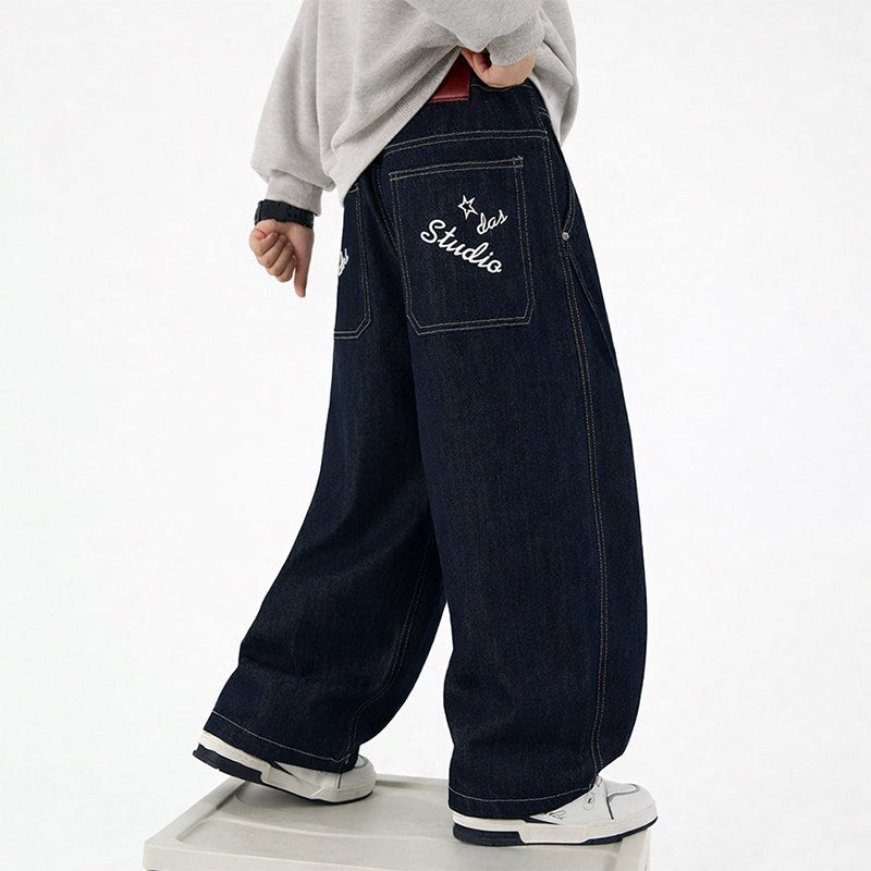 Children's Clothing Boys Spring Fashionable Jeans Big Casual Children's Pants