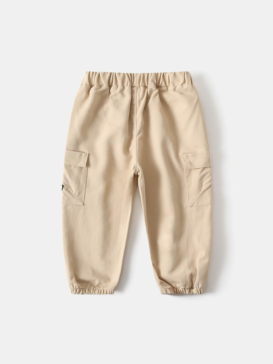 Trousers Outdoor Drawstring Casual Thin Tide Children's Pants